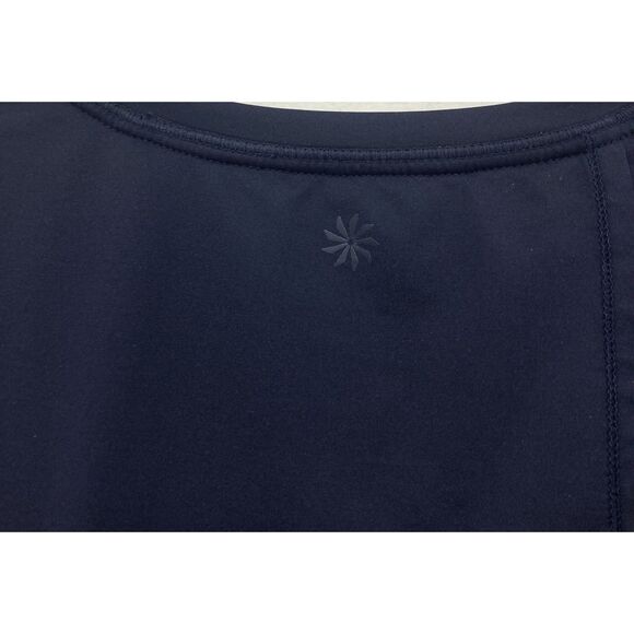 Athleta Sunlover UPF Tulip Back Top S Navy - Picture 12 of 15